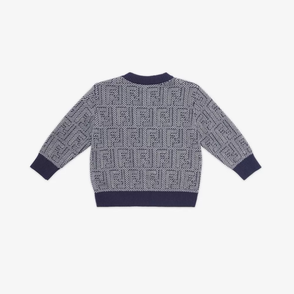 Bambina>Fendi Maglia Di Lana Baby Con Logo