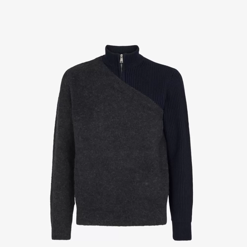 Maglieria>Fendi Maglia In Alpaca E Lana Multicolor