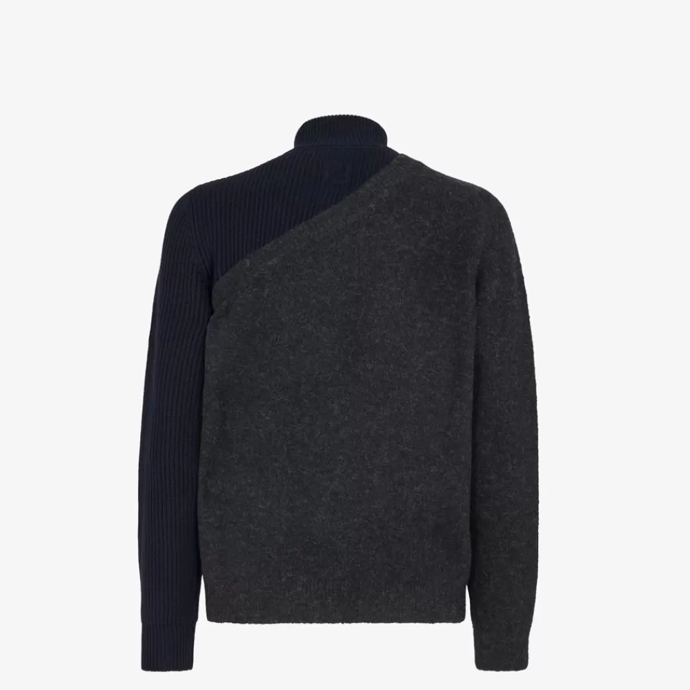 Maglieria>Fendi Maglia In Alpaca E Lana Multicolor