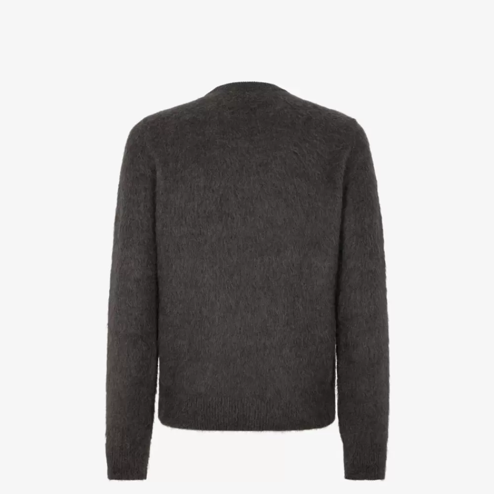 Maglieria>Fendi Maglia In Alpaca Grigia