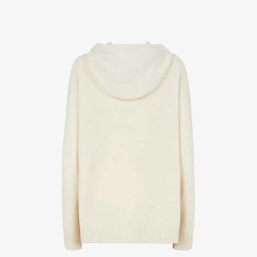 Activewear>Fendi Maglia In Cashmere Bianco