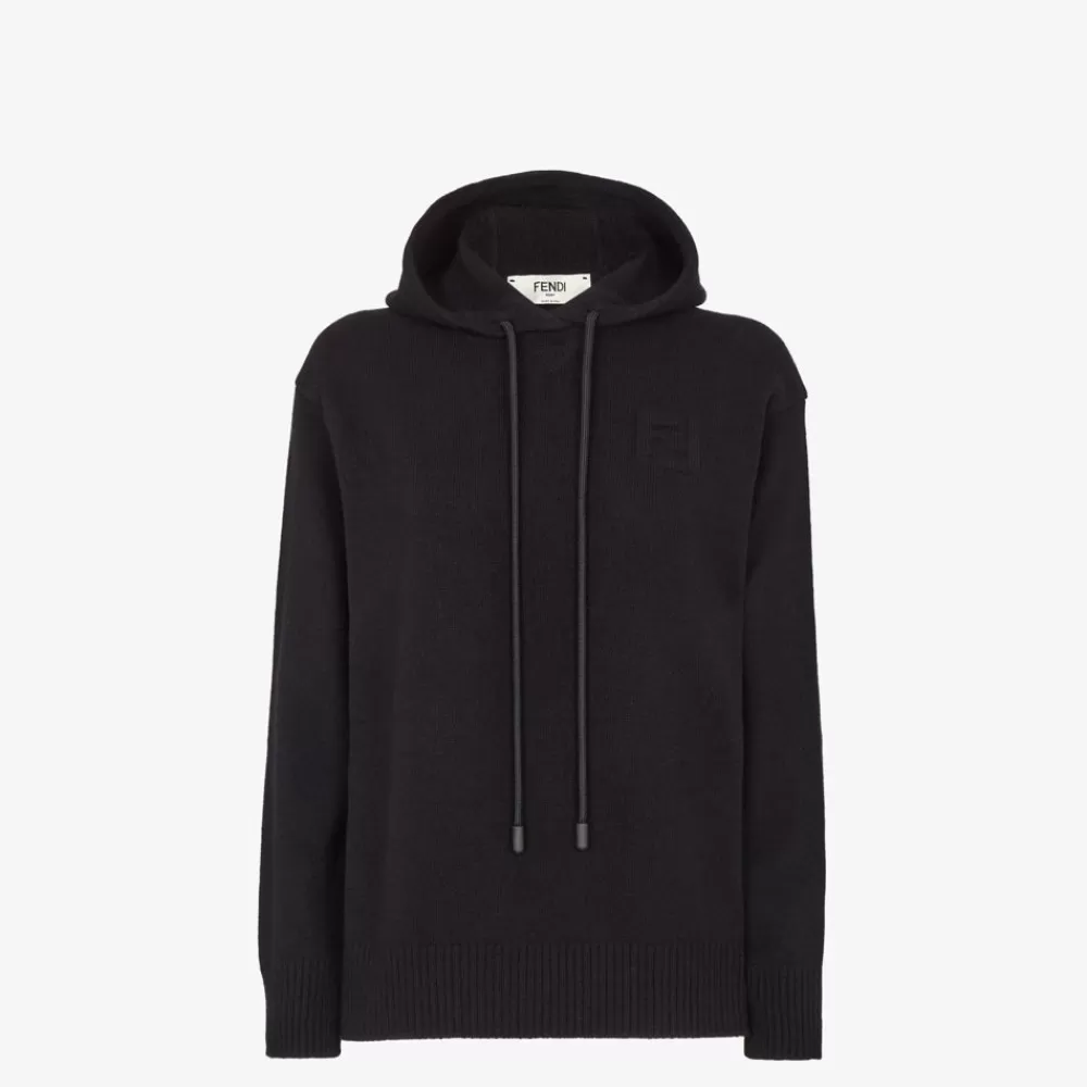Activewear>Fendi Maglia In Cashmere Eco Nero