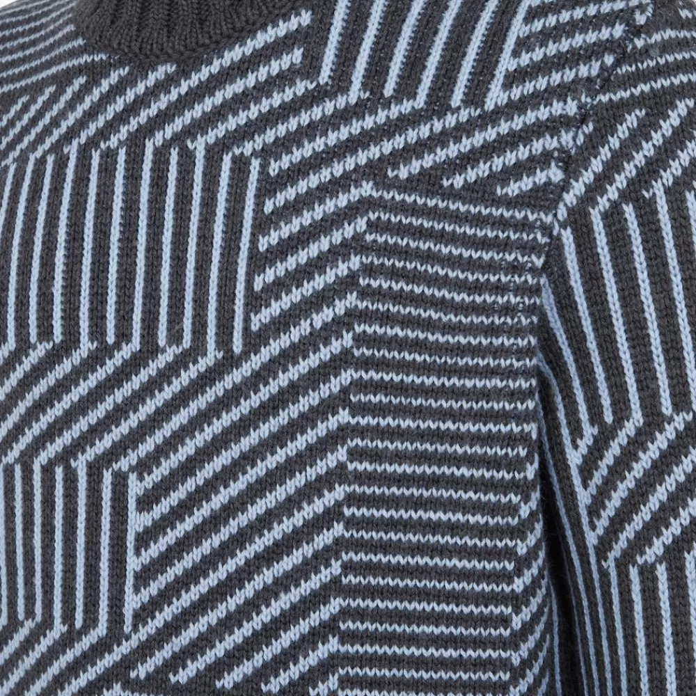 Maglieria>Fendi Maglia In Filato Jacquard Multicolor