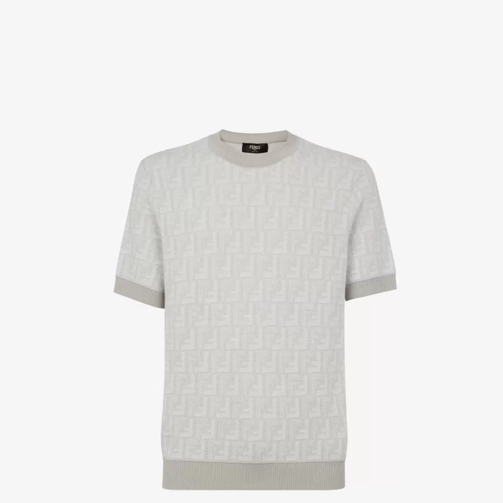 Maglieria>Fendi Maglia In Lana Beige