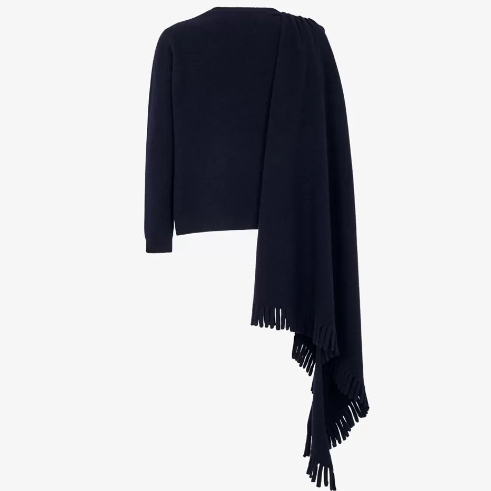 Maglieria>Fendi Maglia In Lana Blu