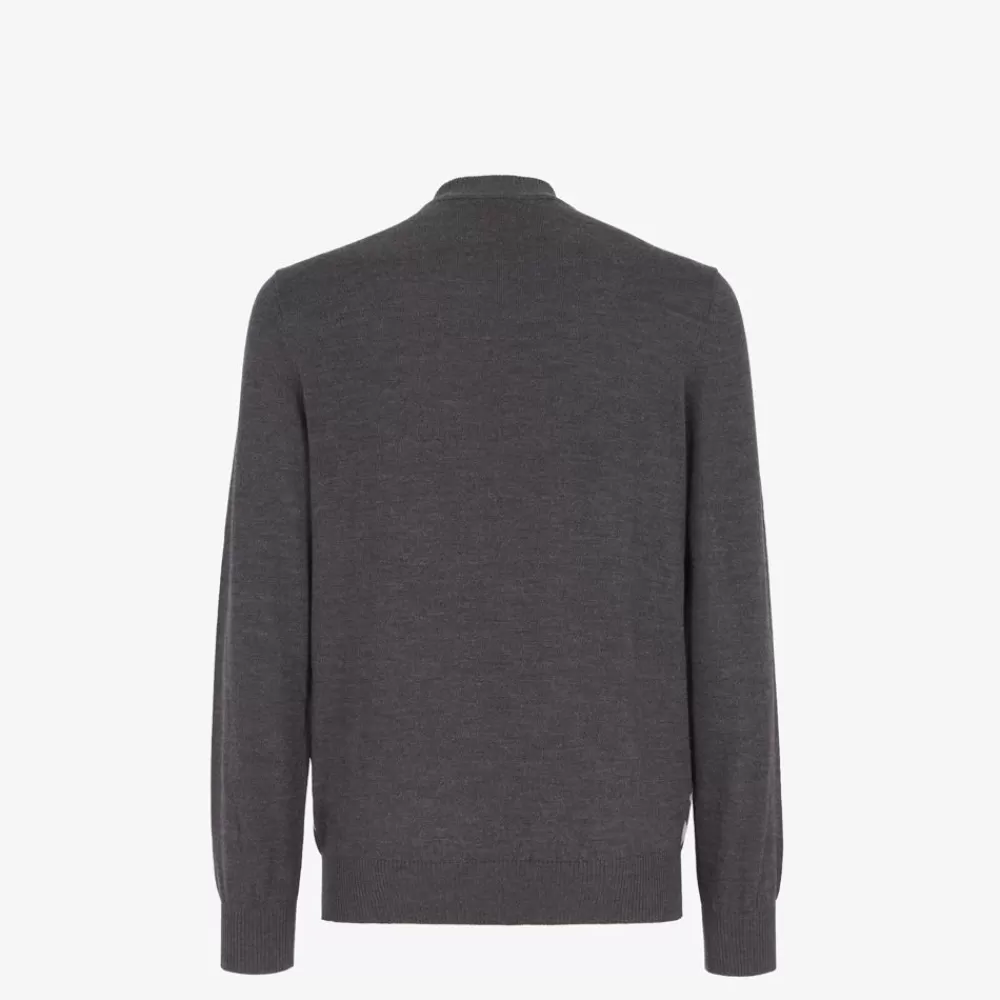 Maglieria>Fendi Maglia In Lana Grigia