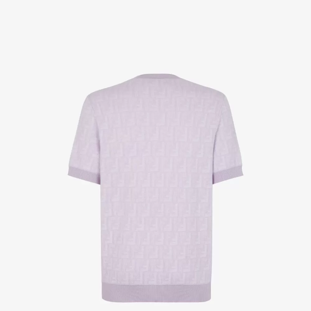 Maglieria>Fendi Maglia In Lana Lilla