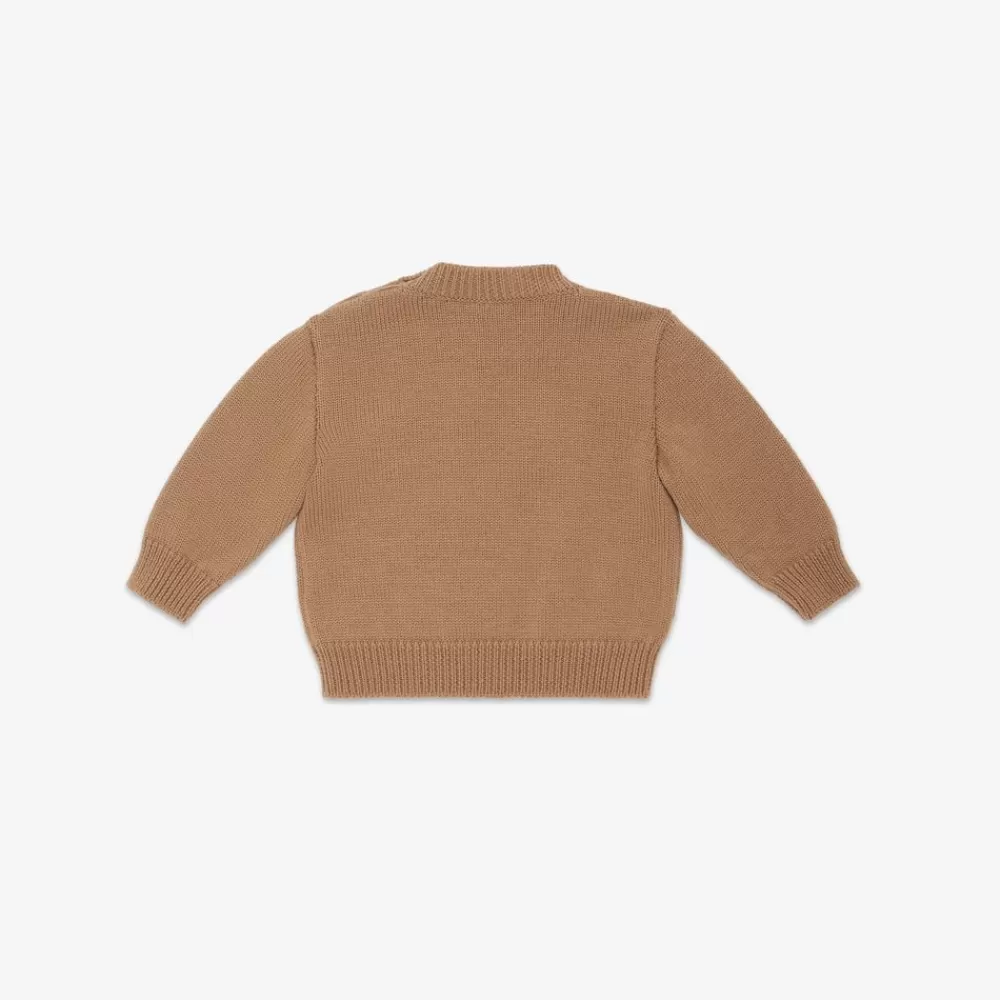 Bambina>Fendi Maglione Baby In Lana Beige