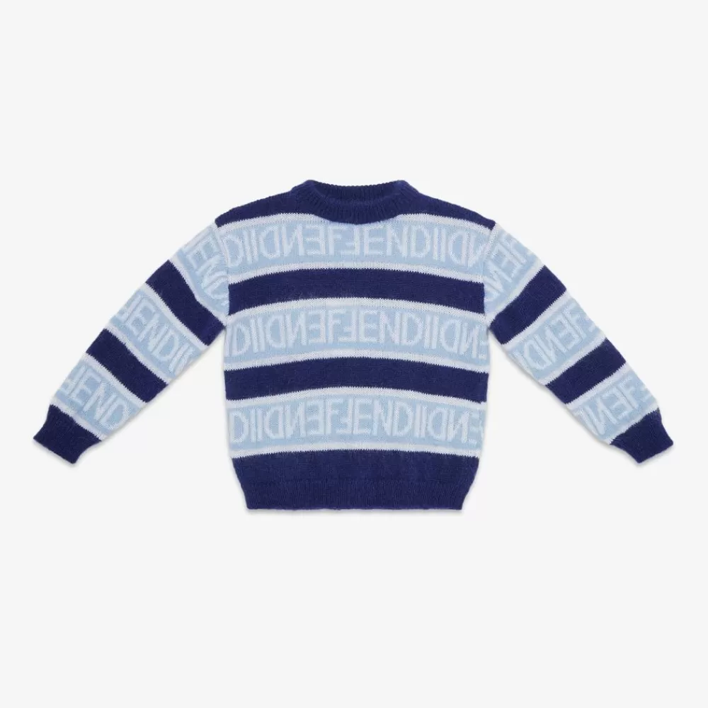 Abbigliamento>Fendi Maglione Junior In Mohair Multicolor