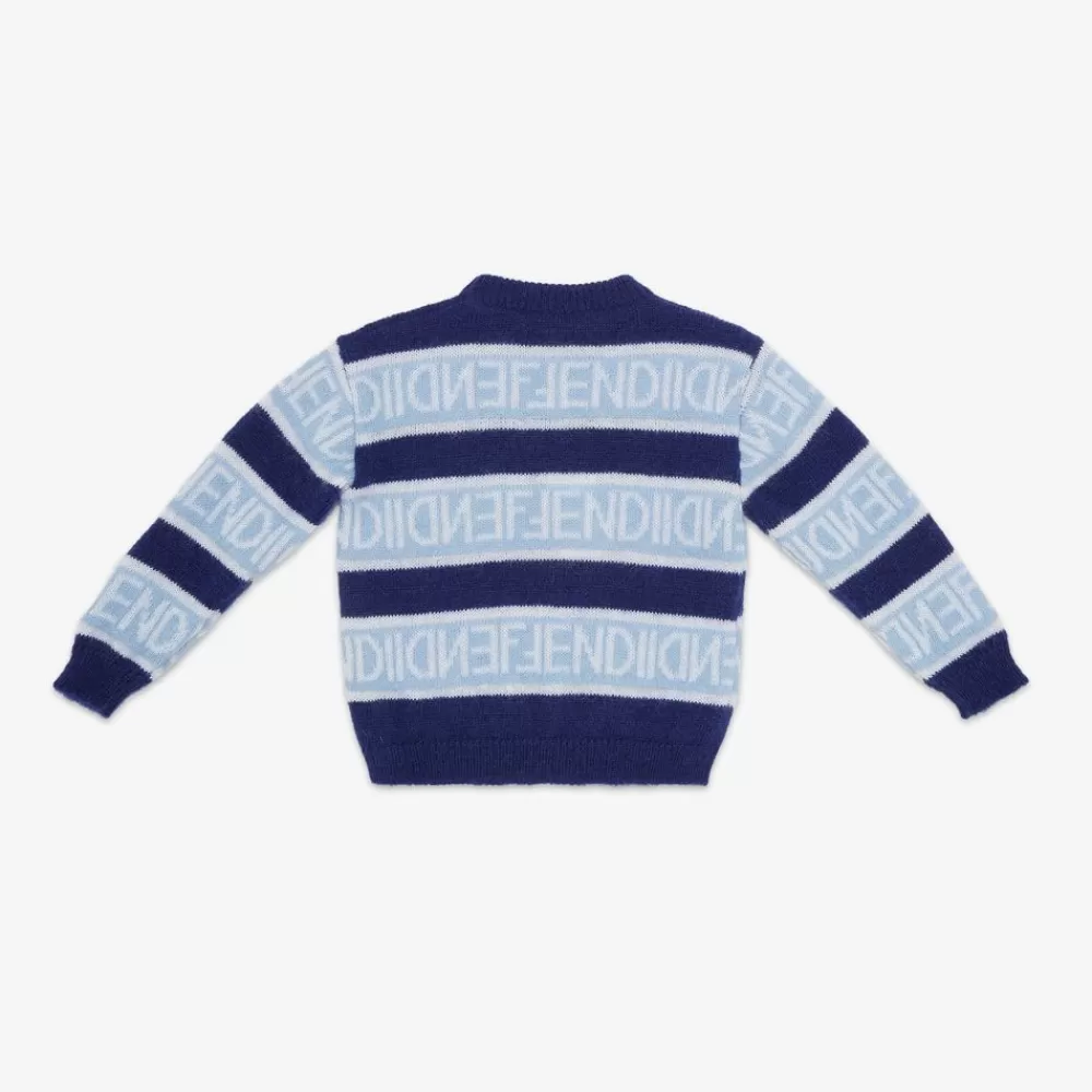 Abbigliamento>Fendi Maglione Junior In Mohair Multicolor