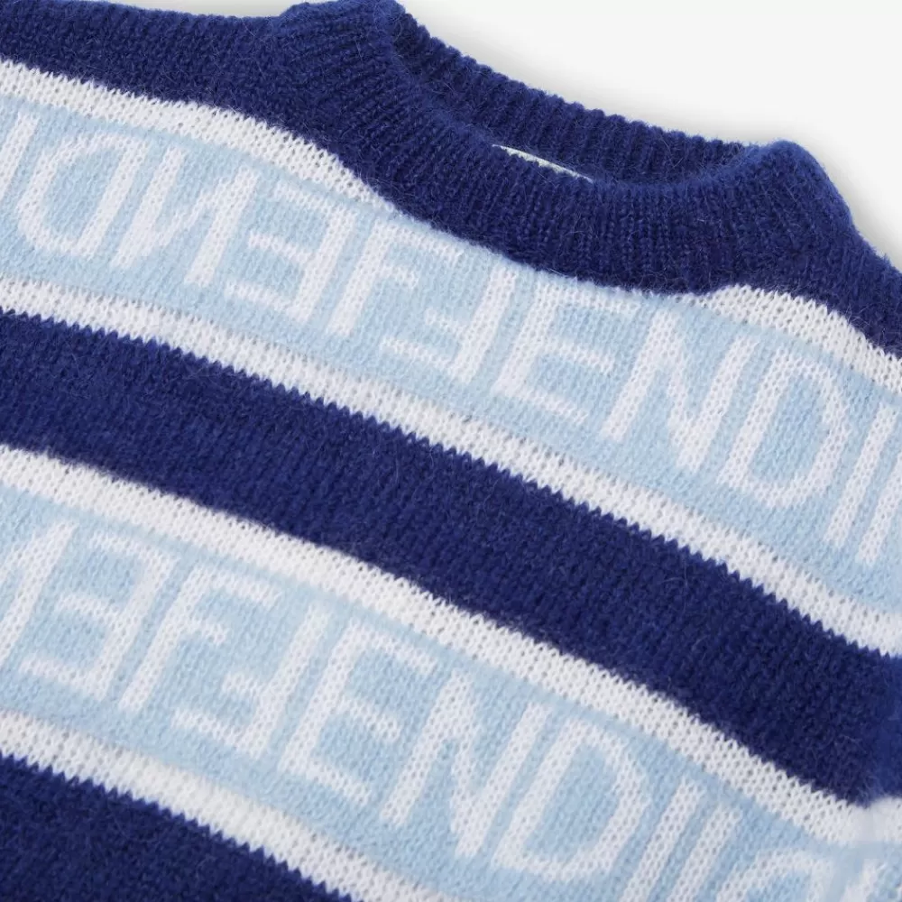Abbigliamento>Fendi Maglione Junior In Mohair Multicolor