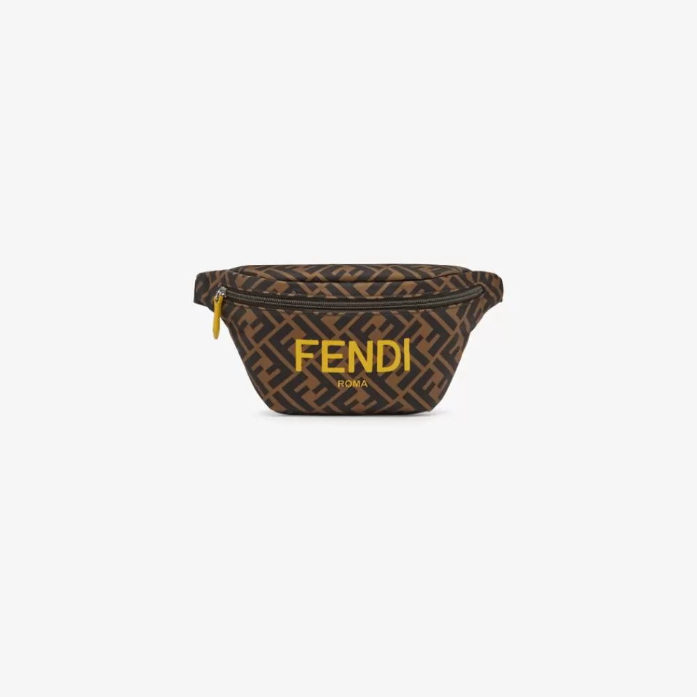 Accessori>Fendi Marsupio In Nylon Con Logo Roma