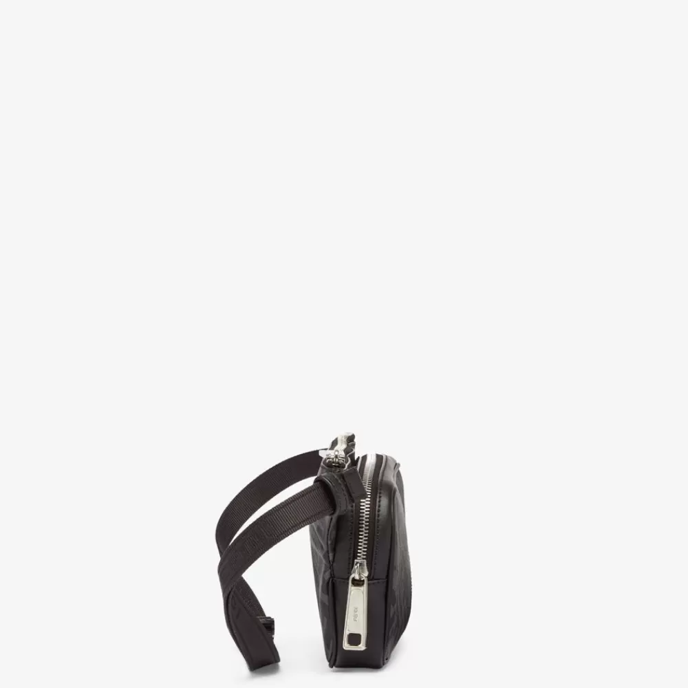 Borse Mini>Fendi Marsupio In Tessuto Ff Nero