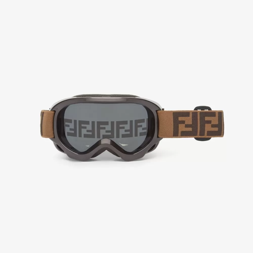 Accessori>Fendi Maschera Da Sci Con Logo