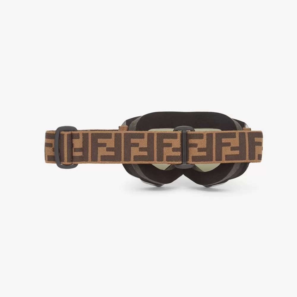 Accessori>Fendi Maschera Da Sci Con Logo