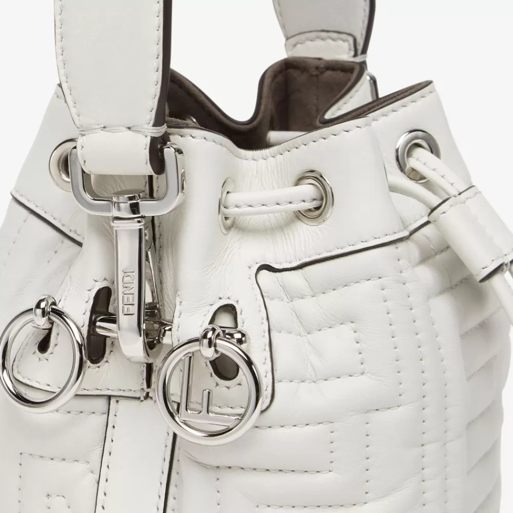 Borse Mini>Fendi Mini Borsa By Marc Jacobs In Nappa Trapuntata Bianca