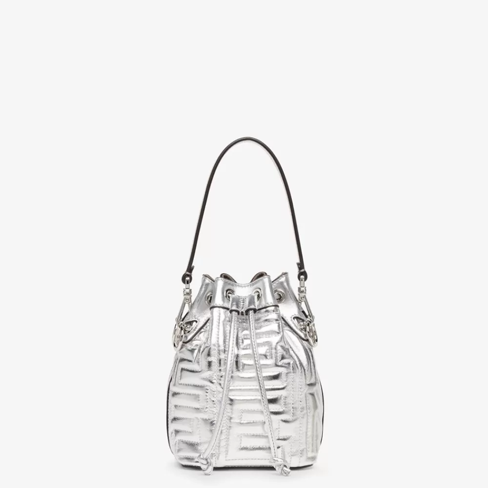 Borse Mini>Fendi Mini Borsa By Marc Jacobs In Pelle Trapuntata Argento