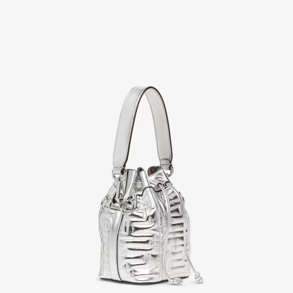 Borse Mini>Fendi Mini Borsa By Marc Jacobs In Pelle Trapuntata Argento