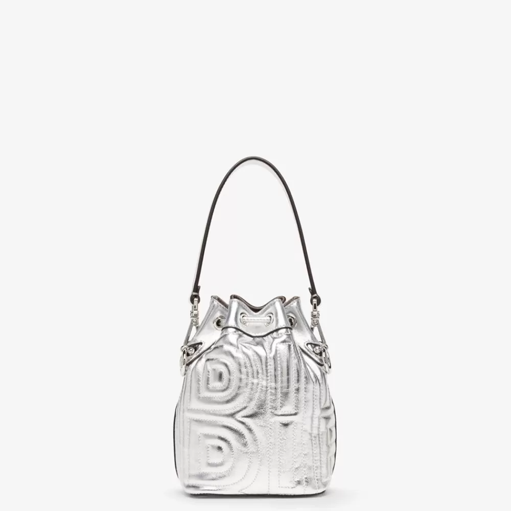 Borse Mini>Fendi Mini Borsa By Marc Jacobs In Pelle Trapuntata Argento
