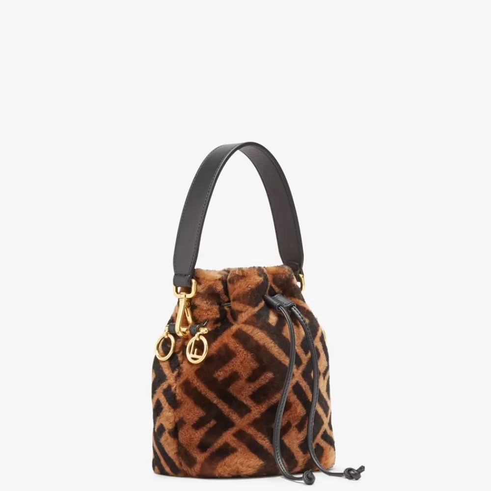 Borse Mini>Fendi Minibag In Montone Marrone