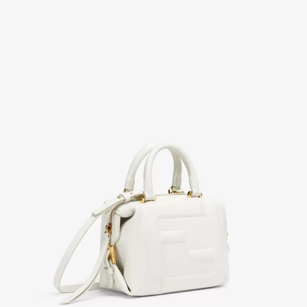 Borse Mini>Fendi Minibag In Nappa Bianco Ghiaccio