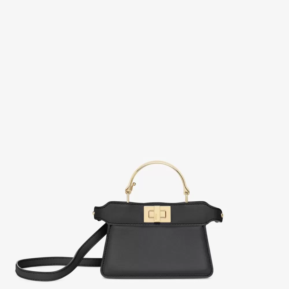 Miniature Bags>Fendi Minibag In Nappa Nera