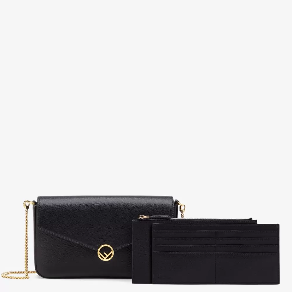 Borse Hobo>Fendi Minibag In Pelle Nera