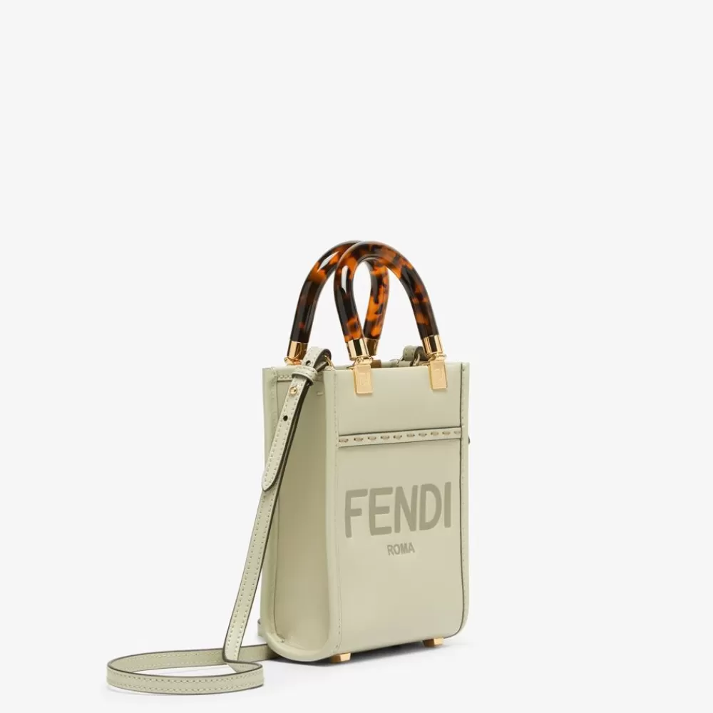 Borse Mini>Fendi Minibag In Pelle Verde Chiaro