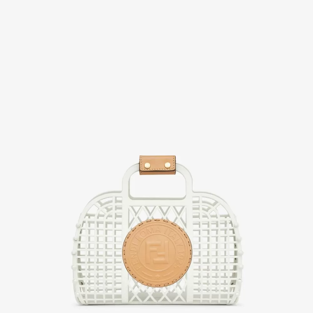 Borse Mini>Fendi Minibag In Plastica Riciclata Bianca