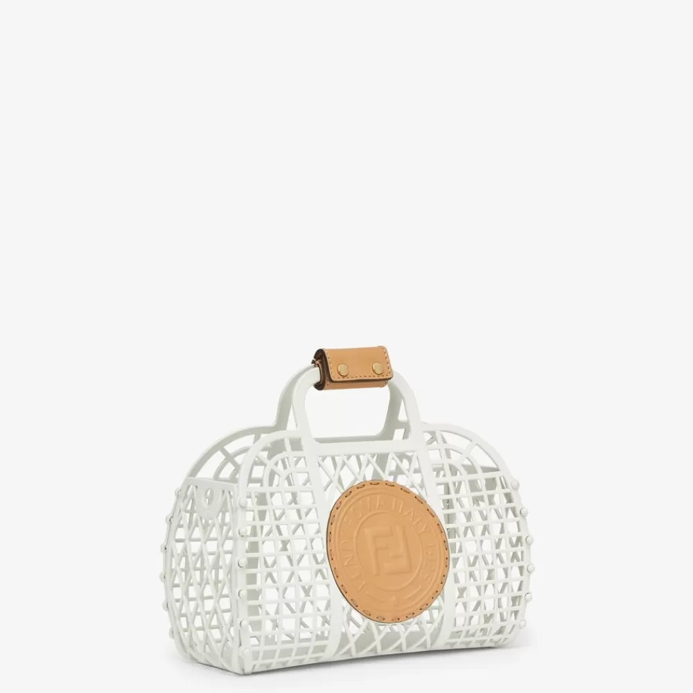 Borse Mini>Fendi Minibag In Plastica Riciclata Bianca
