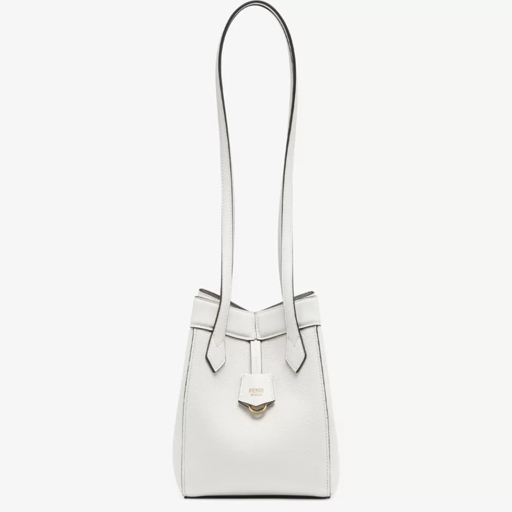 Borse Mini>Fendi Minibag Trasformabile In Pelle Bianca