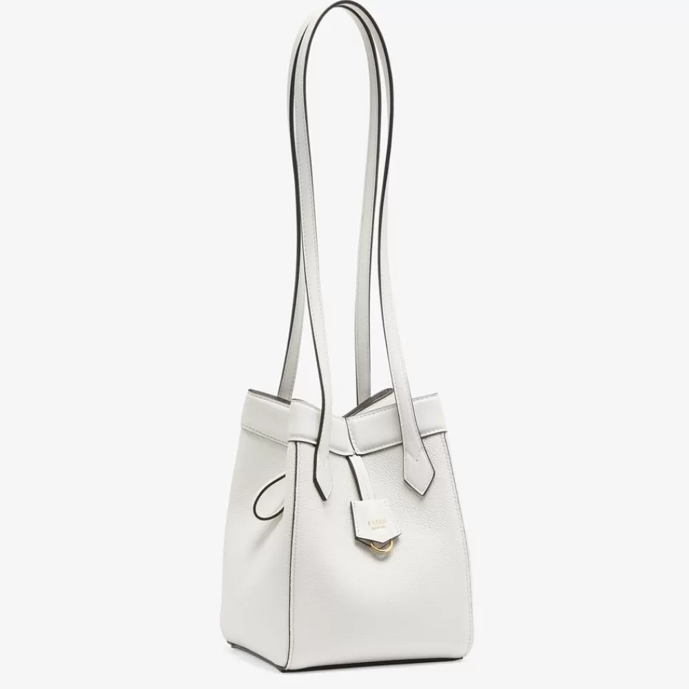 Borse Mini>Fendi Minibag Trasformabile In Pelle Bianca