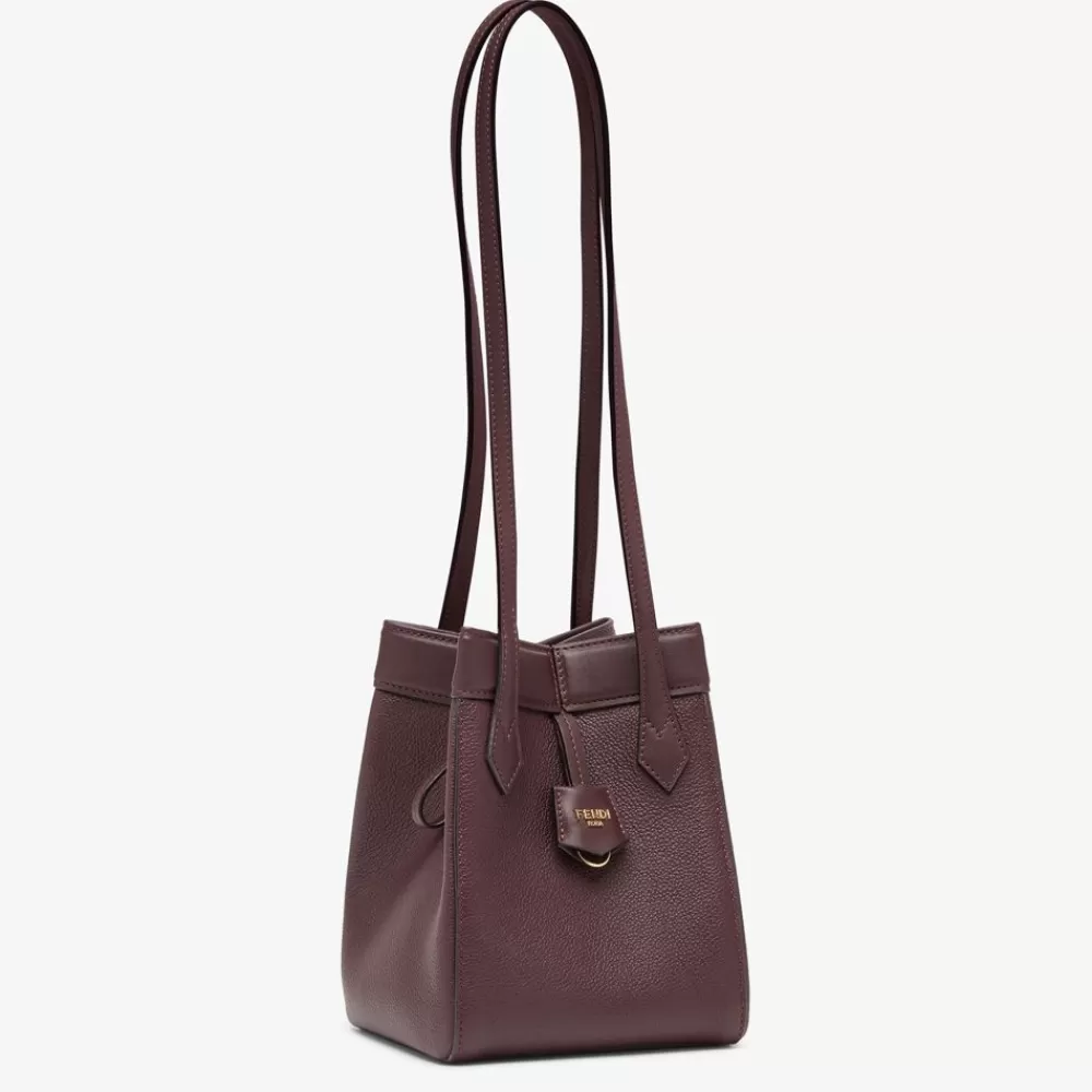 Borse Mini>Fendi Minibag Trasformabile In Pelle Bordeaux