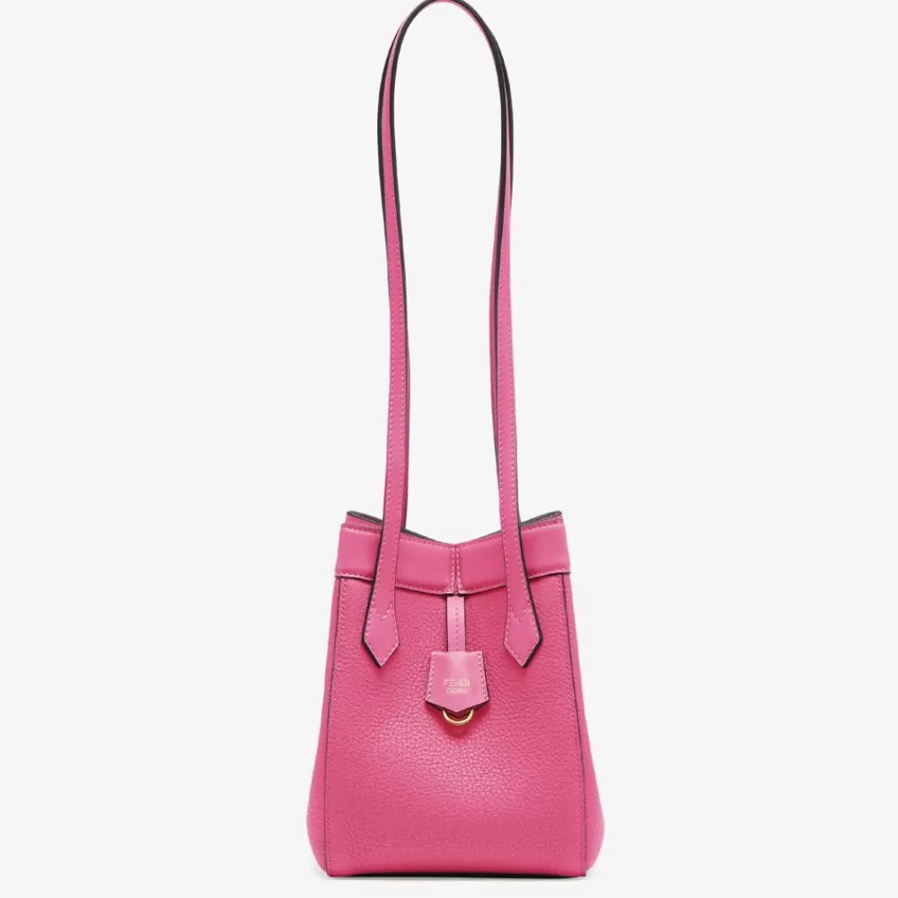 Borse Mini>Fendi Minibag Trasformabile In Pelle Fucsia