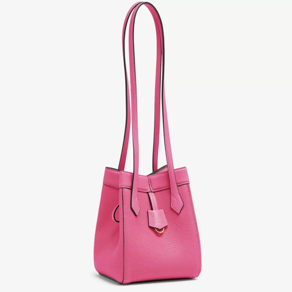 Borse Mini>Fendi Minibag Trasformabile In Pelle Fucsia