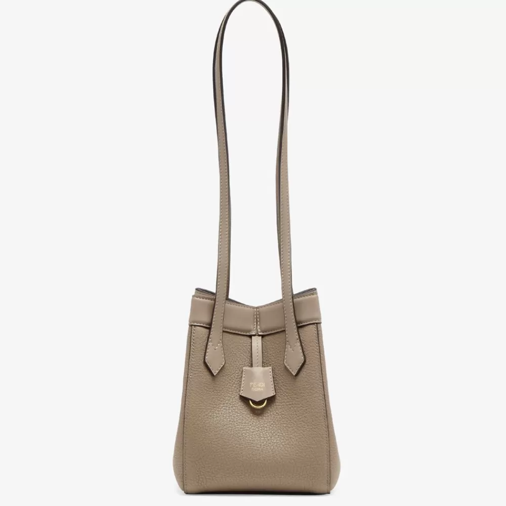 Borse Mini>Fendi Minibag Trasformabile In Pelle Tortora