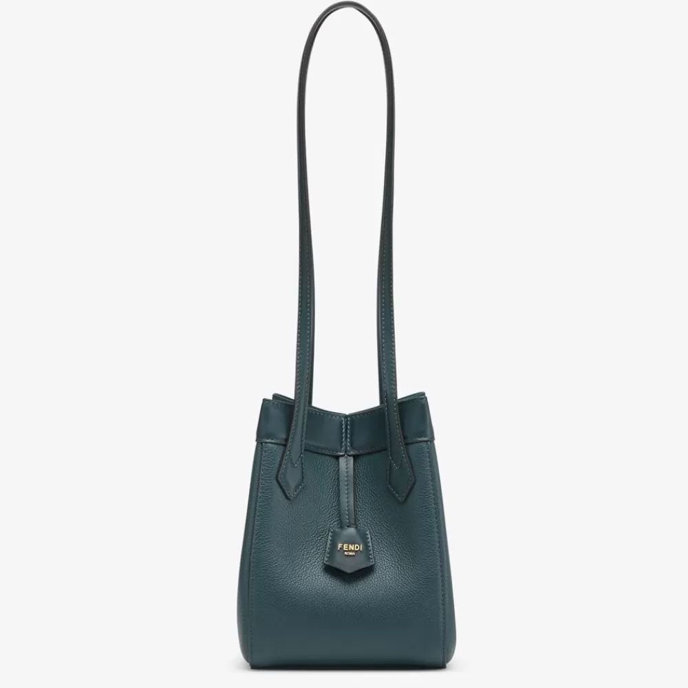 Borse Mini>Fendi Minibag Trasformabile In Pelle Verde Scuro