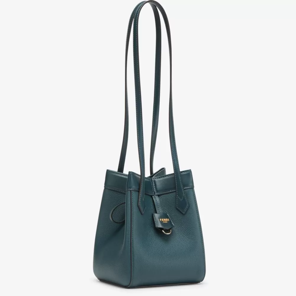 Borse Mini>Fendi Minibag Trasformabile In Pelle Verde Scuro