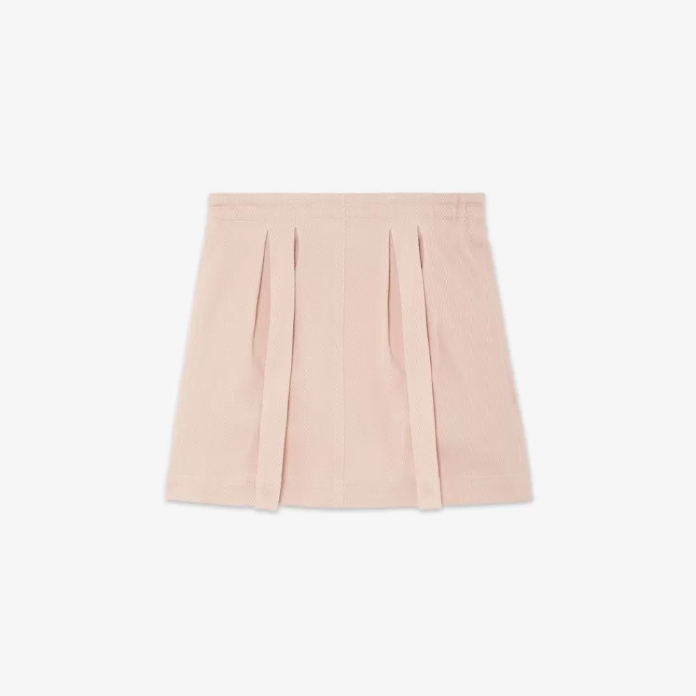 Abbigliamento>Fendi Minigonna In Versione Ridotta In Cotone Rosa Con Borsa Baguette