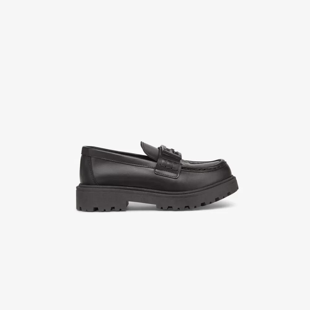 Scarpe>Fendi Mocassino Junior In Pelle Con Logo