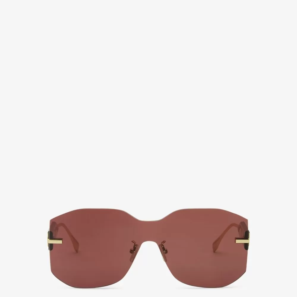 Occhiali>Fendi Occhiali Da Sole A Mascherina Viola