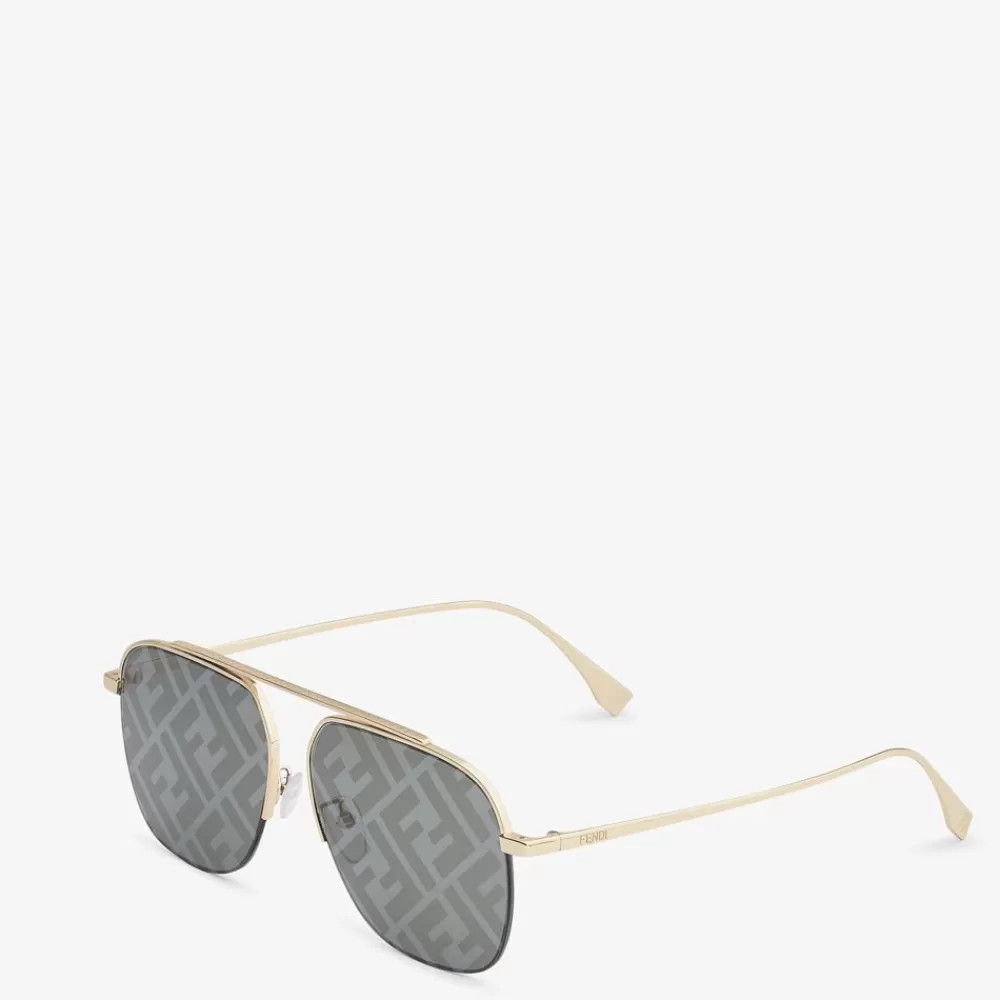 Occhiali>Fendi Occhiali Da Sole Color Oro
