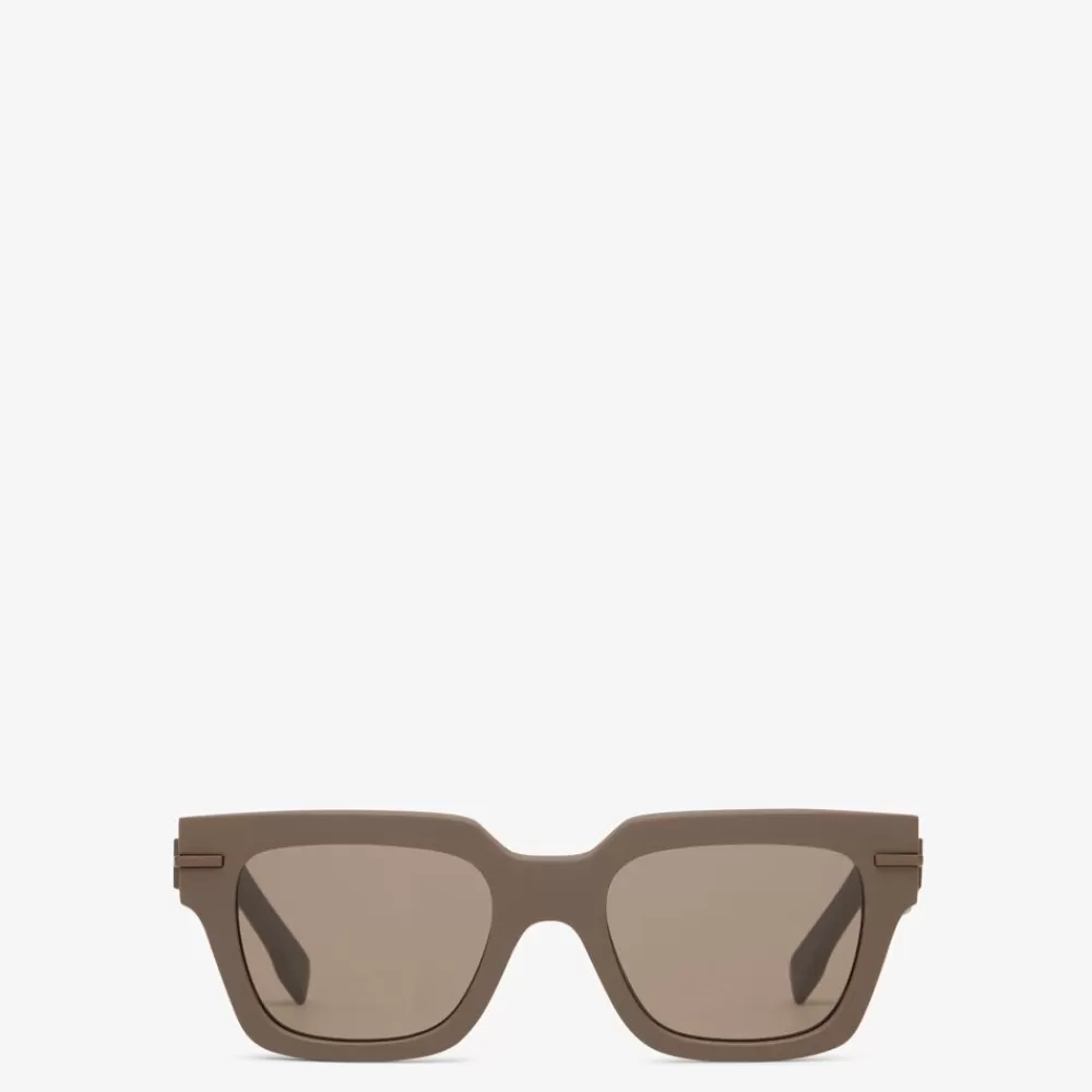Occhiali>Fendi Occhiali Da Sole In Acetato Beige