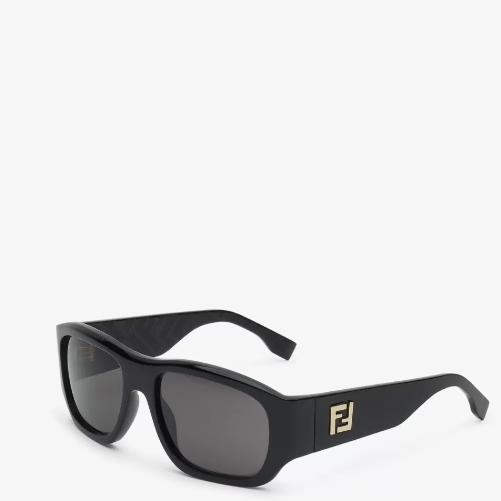 Occhiali>Fendi Occhiali Da Sole In Acetato Grigio