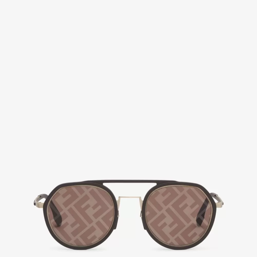 Occhiali>Fendi Occhiali Da Sole Marroni