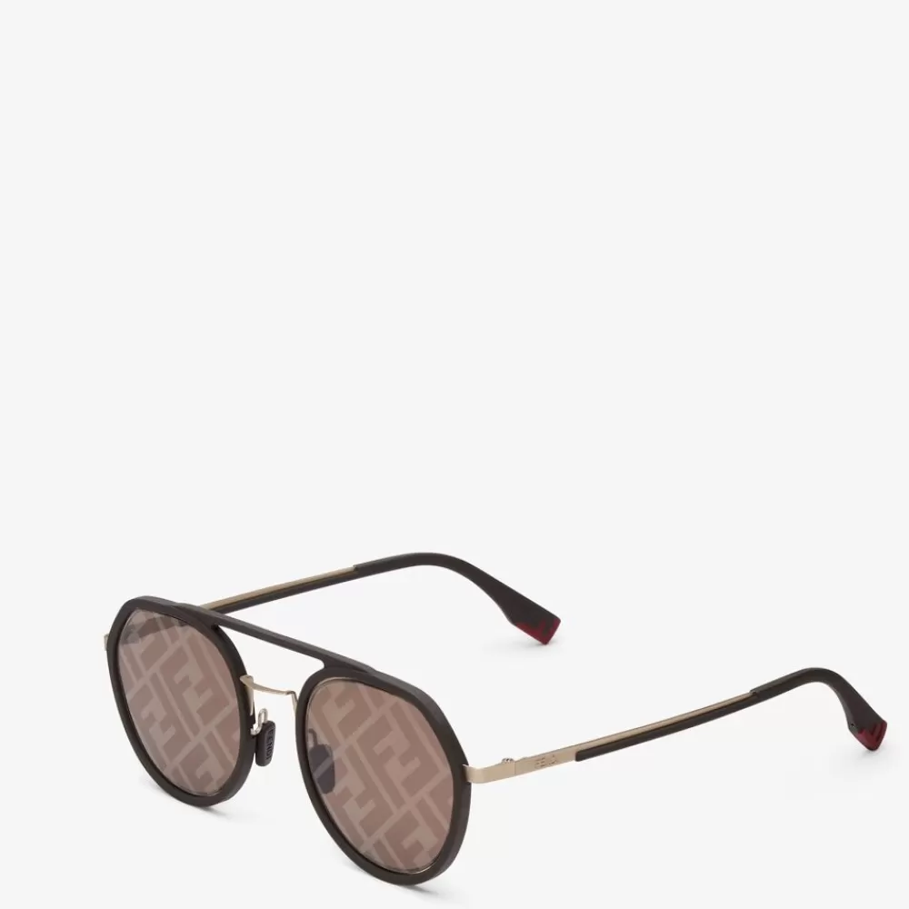 Occhiali>Fendi Occhiali Da Sole Marroni