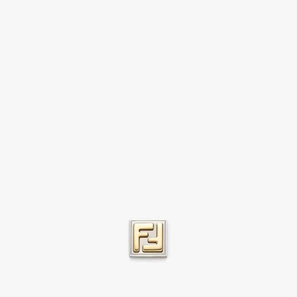 Orecchini>Fendi Orecchino Color Palladio E Oro