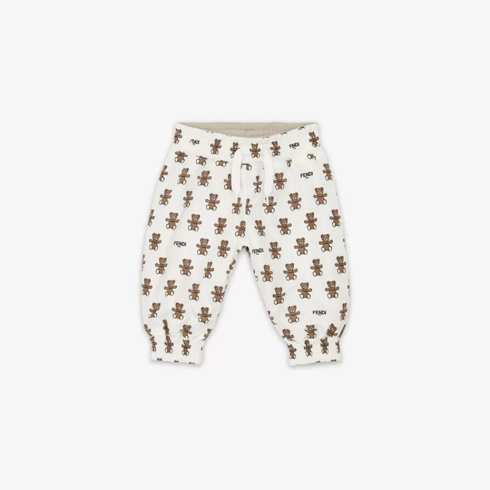 Bambina>Fendi Pantalone Baby Reversibile Felpa E Popeline Multicolor