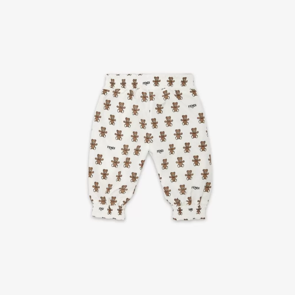 Bambina>Fendi Pantalone Baby Reversibile Felpa E Popeline Multicolor