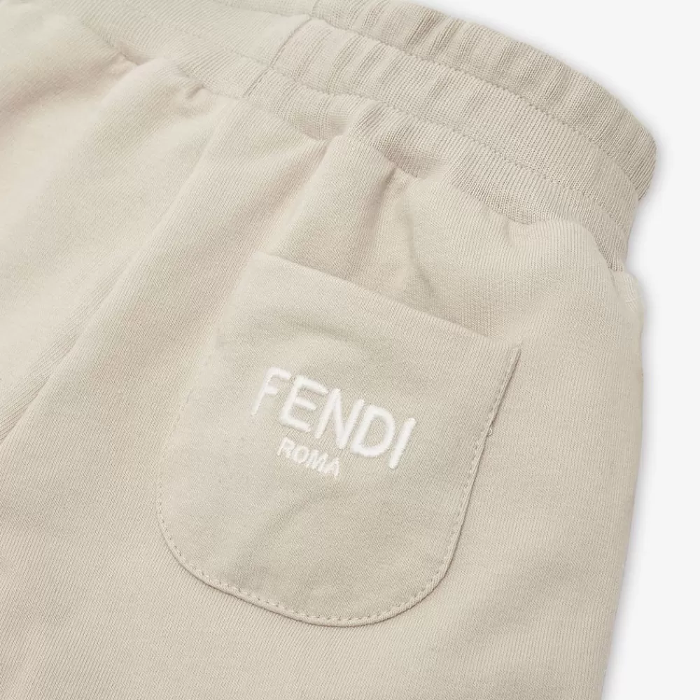 Bambina>Fendi Pantalone Baby Reversibile Felpa E Popeline Multicolor